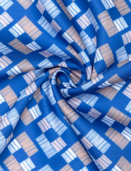 Mavi Desenli Mendil - 50262241002