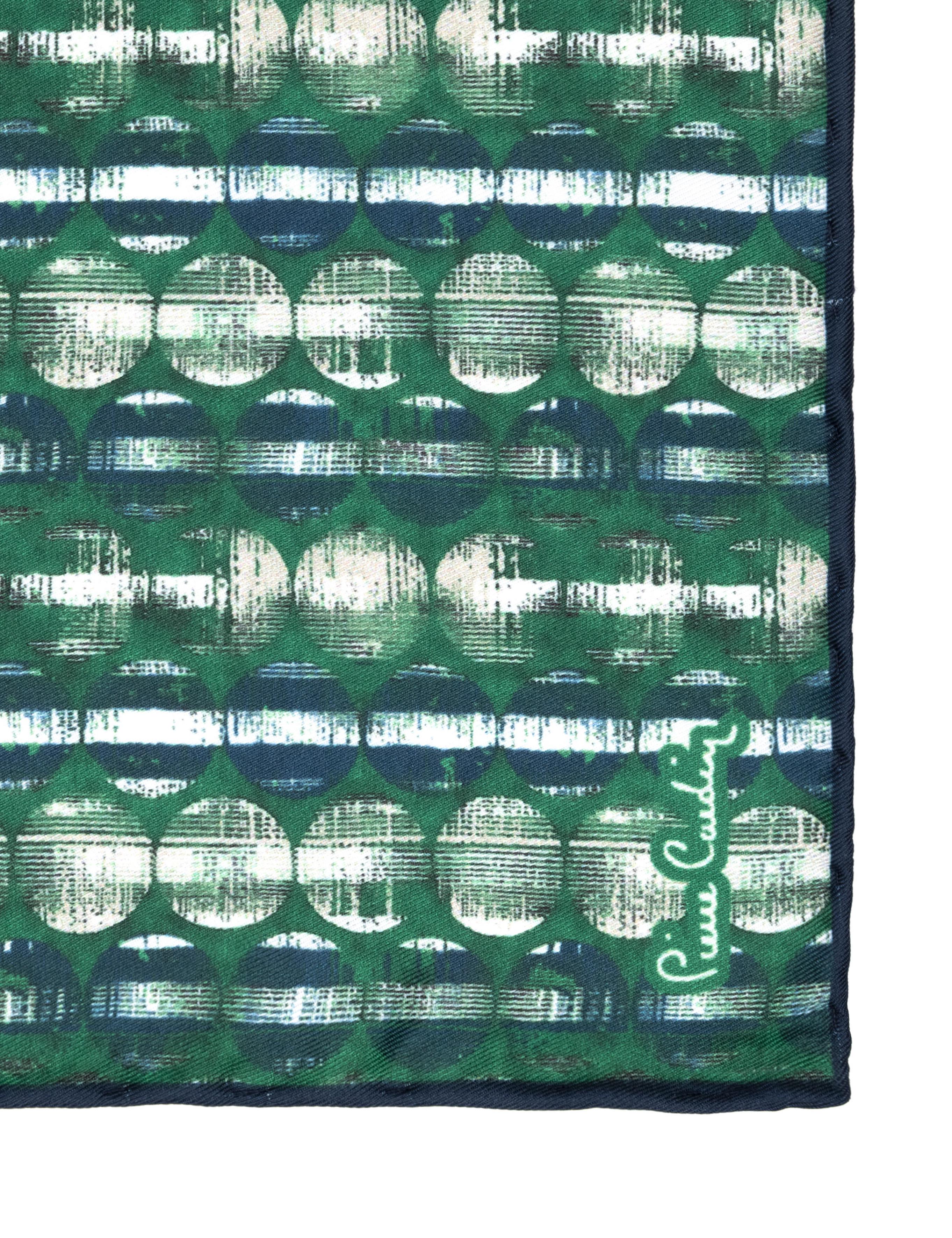 Yeşil Desenli Mendil