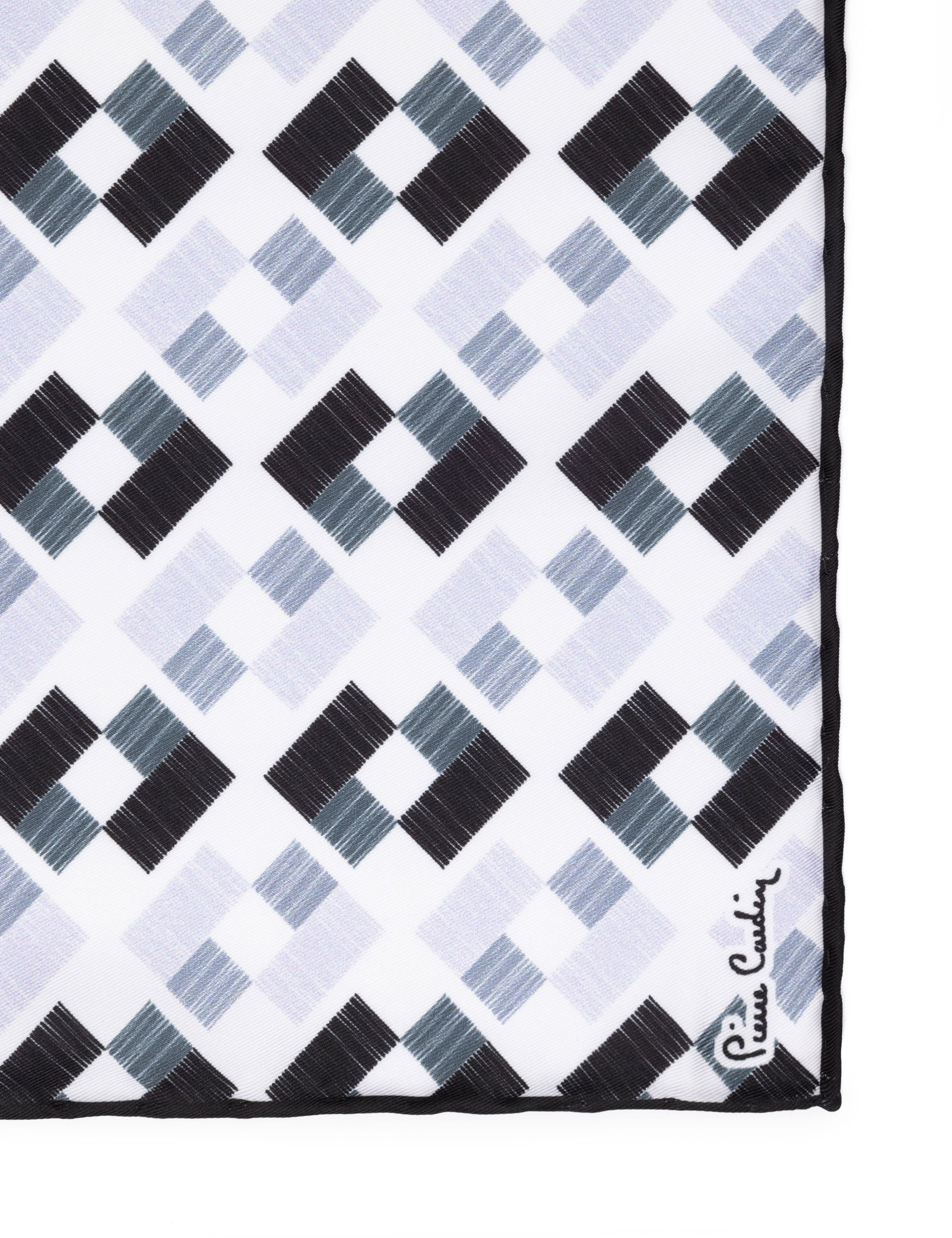Pierre Cardin Siyah Desenli Mendil görsel 4