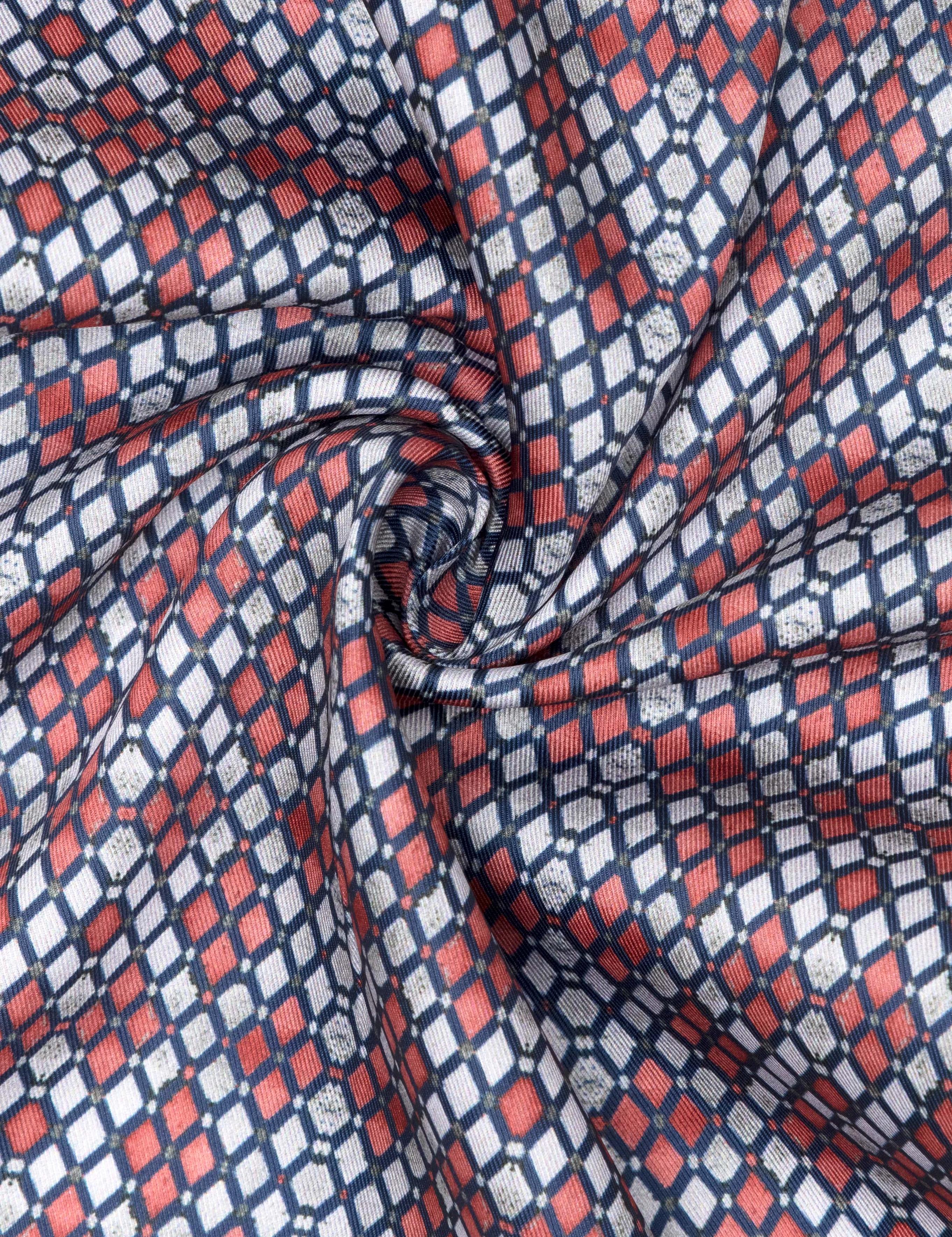 Kırmızı Desenli Mendil