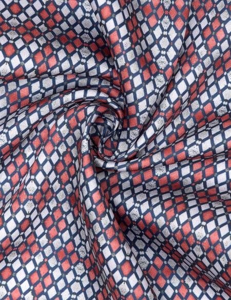 Kırmızı Desenli Mendil - 50262235003