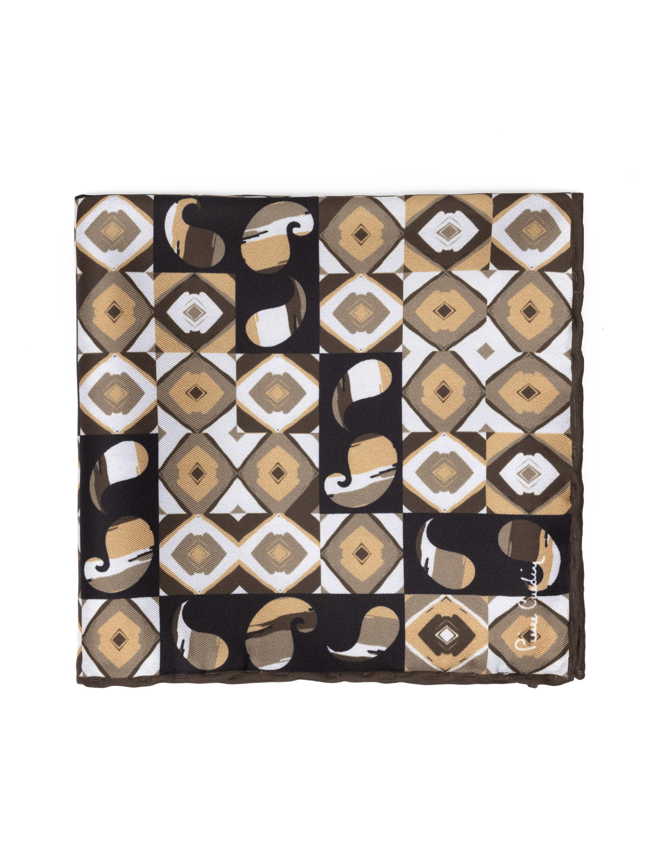 Kahverengi Desenli Mendil