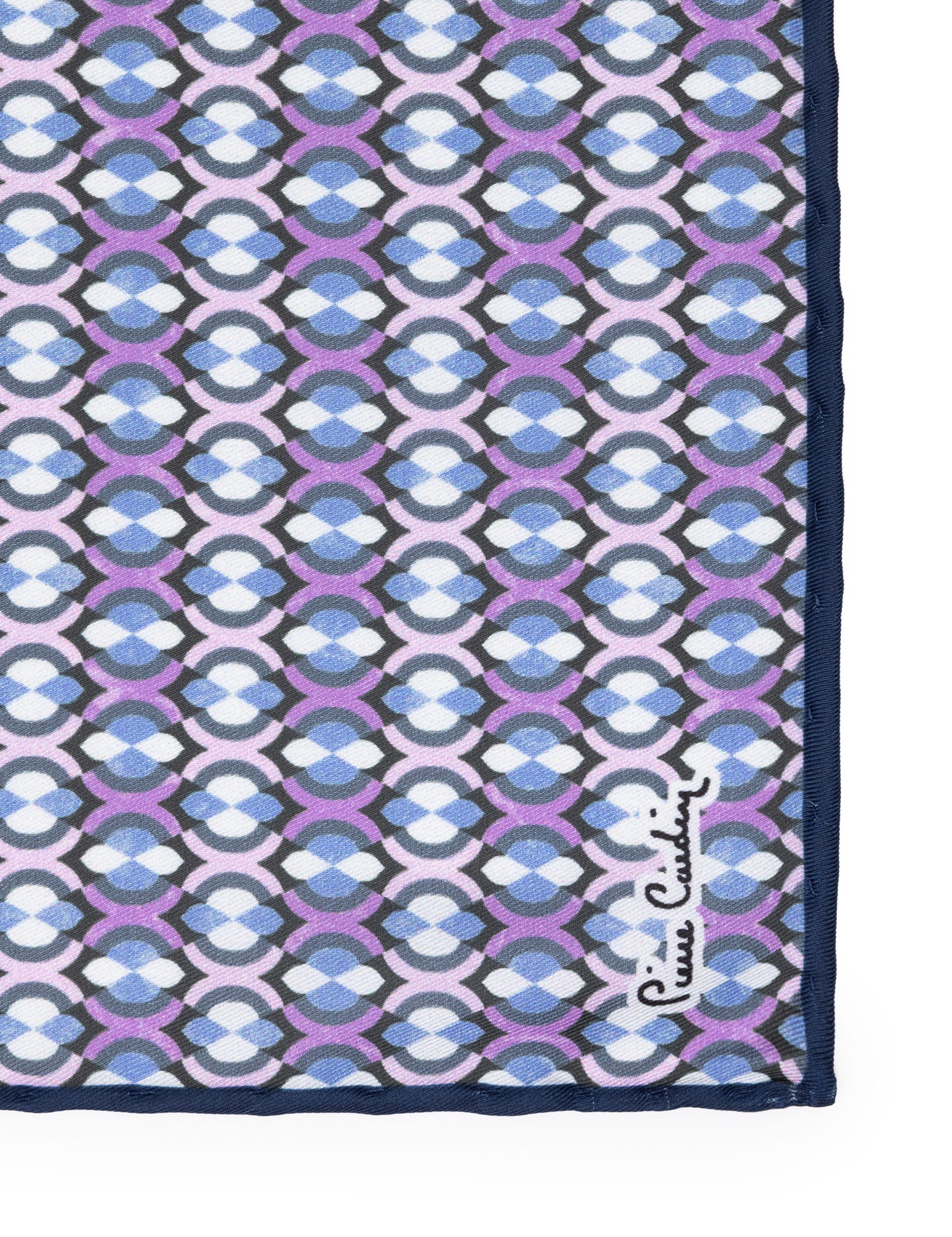 Pierre Cardin Mor Desenli Mendil görsel 4