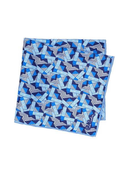 Mavi Desenli Mendil - 50262244002