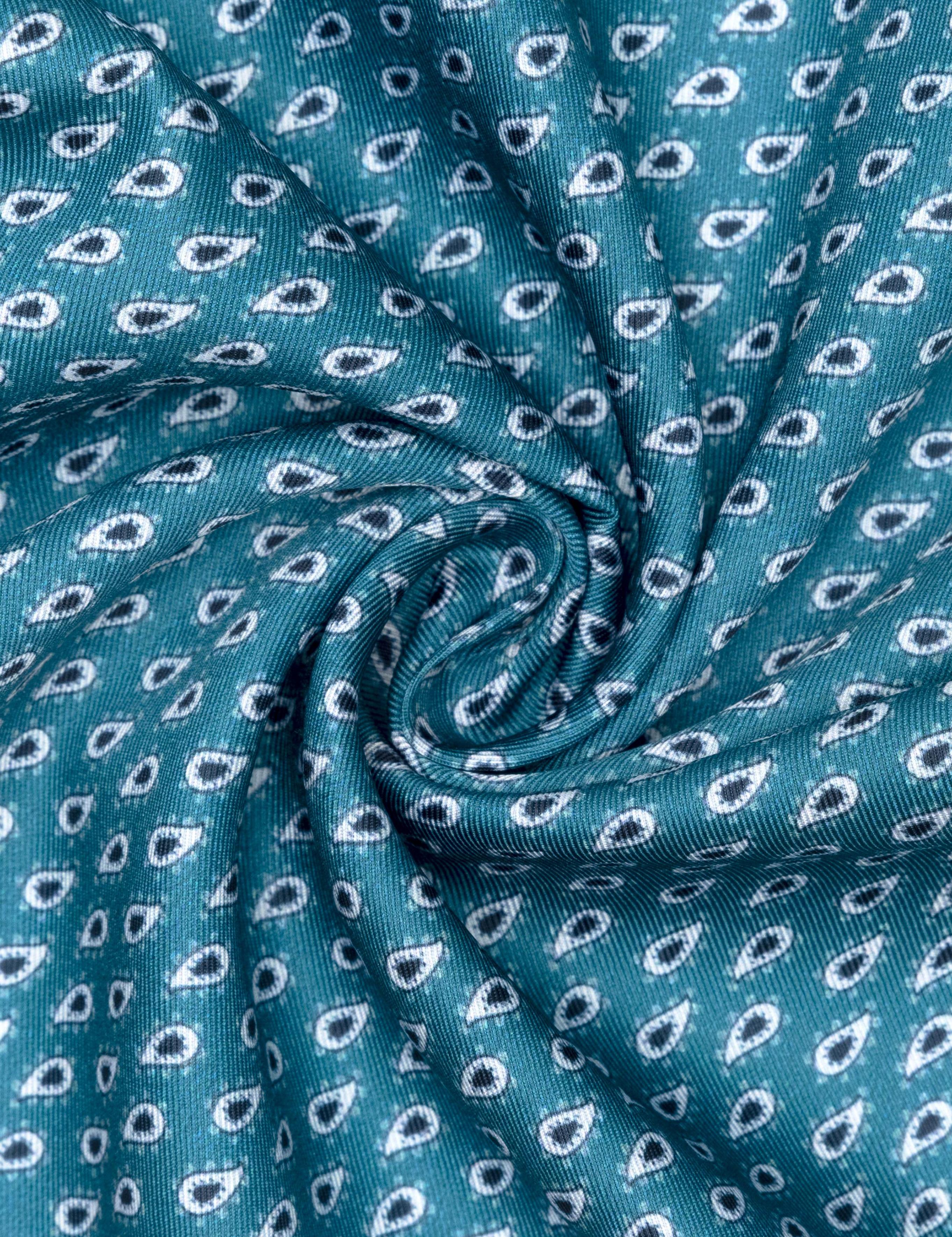 Turkuaz Desenli Mendil