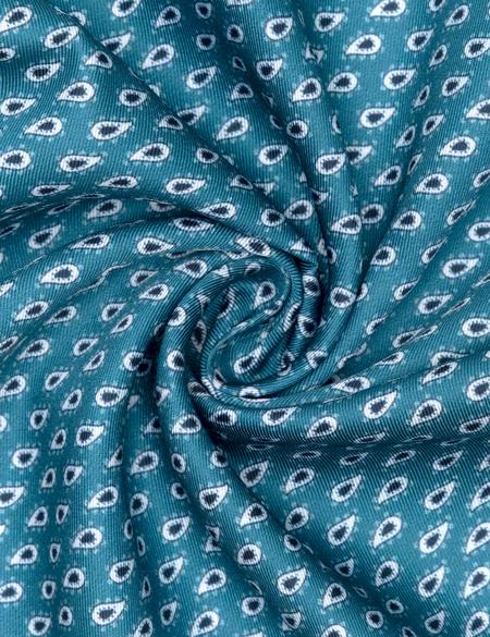 Turkuaz Desenli Mendil - 50262242001