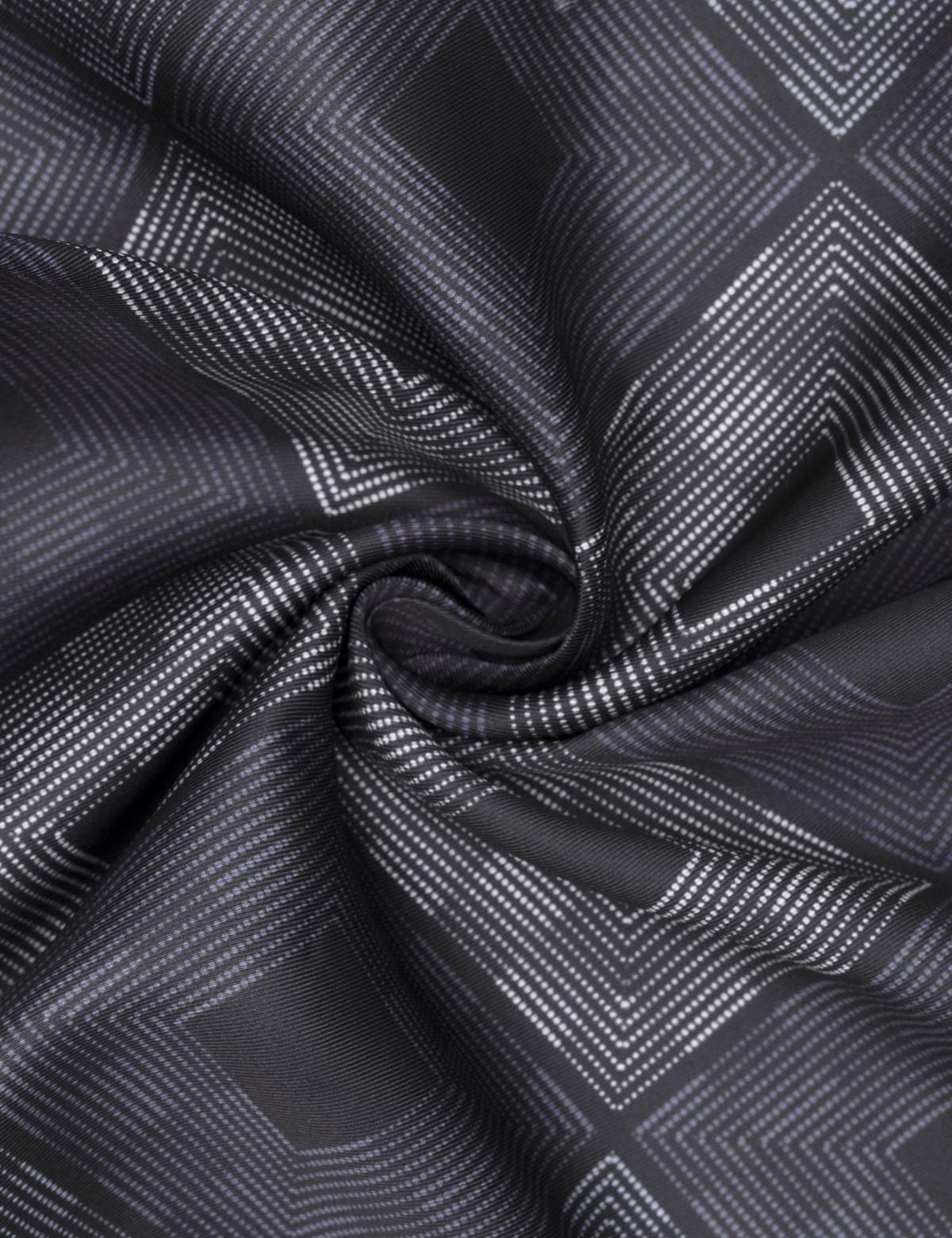 Siyah Desenli Mendil - 50262247001