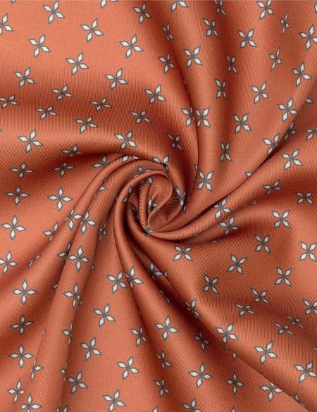 Turuncu Desenli Mendil - 50262240003