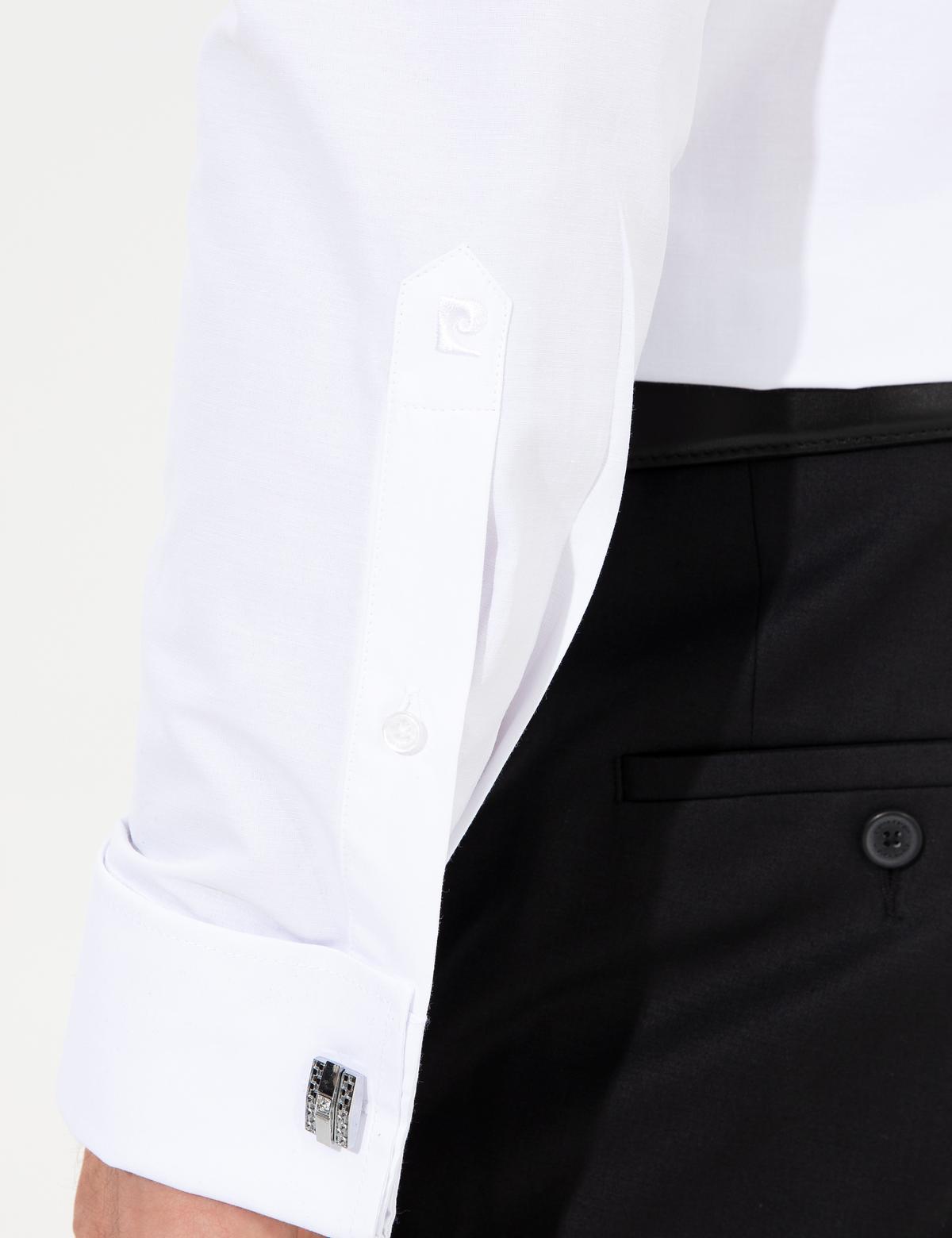 Beyaz Slim Fit Uzun Kollu Basic Gömlek - 50251180005