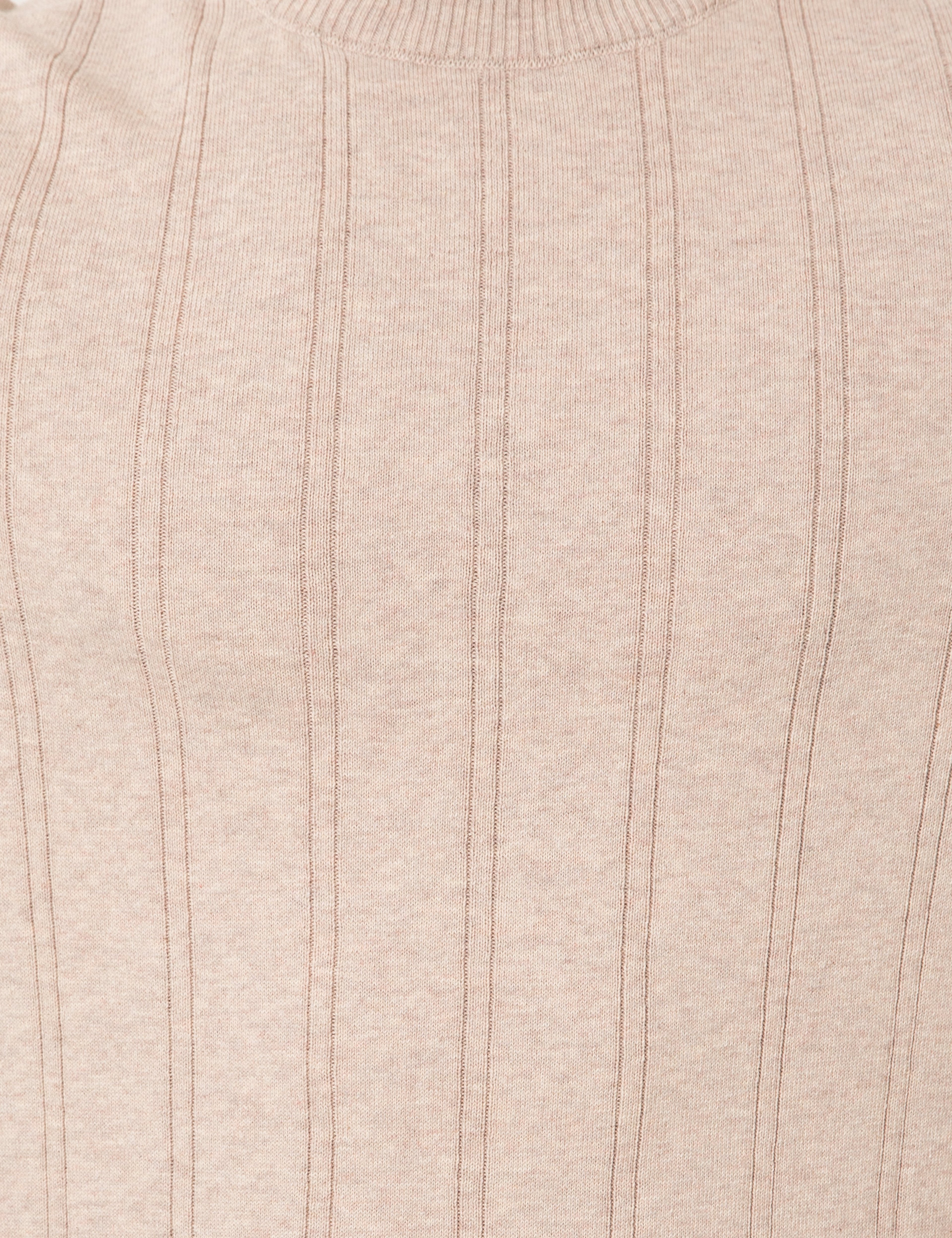 Bej Melanj Slim Fit Kazak - Image 6