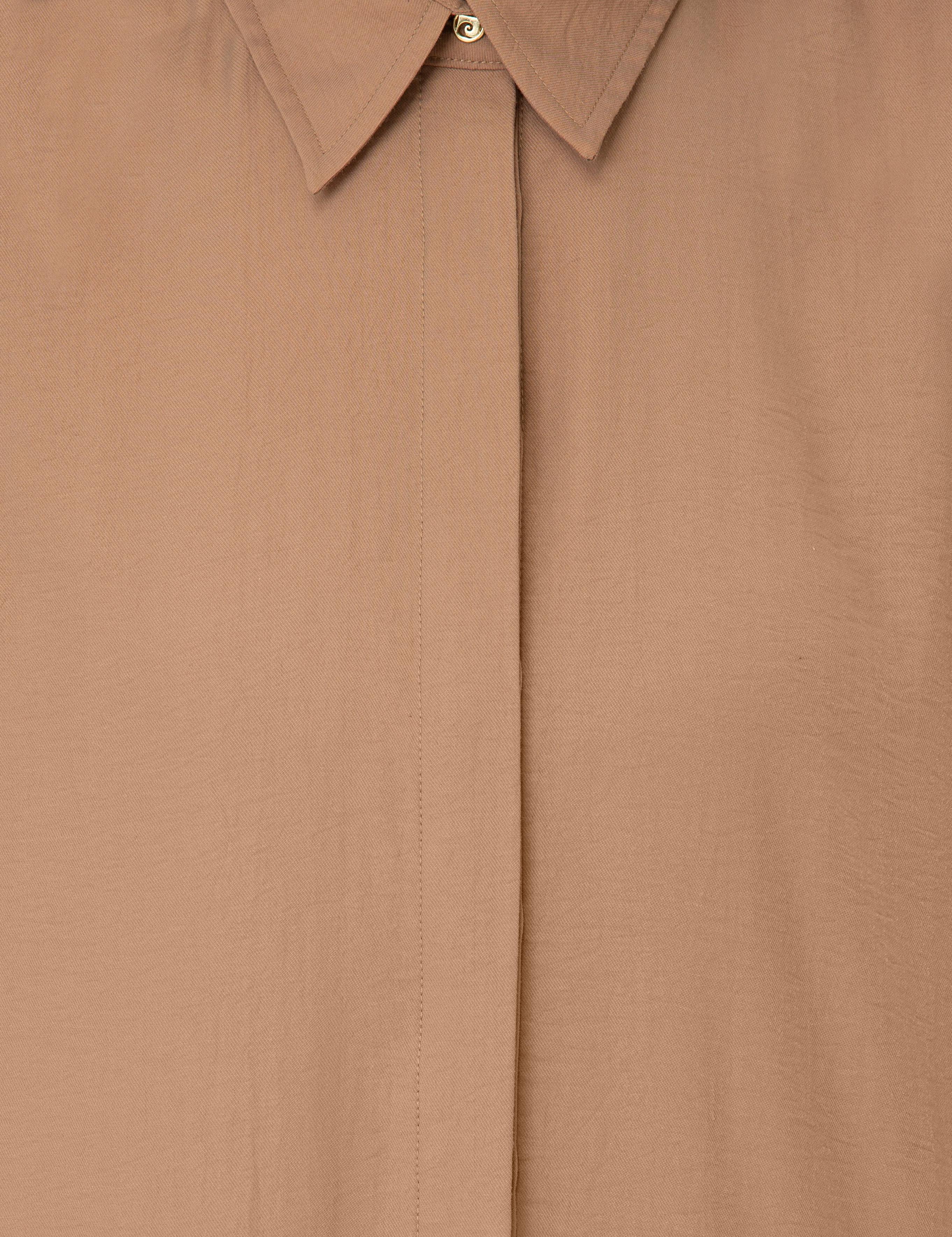 Camel Comfort Fit Uzun Kollu Gömlek