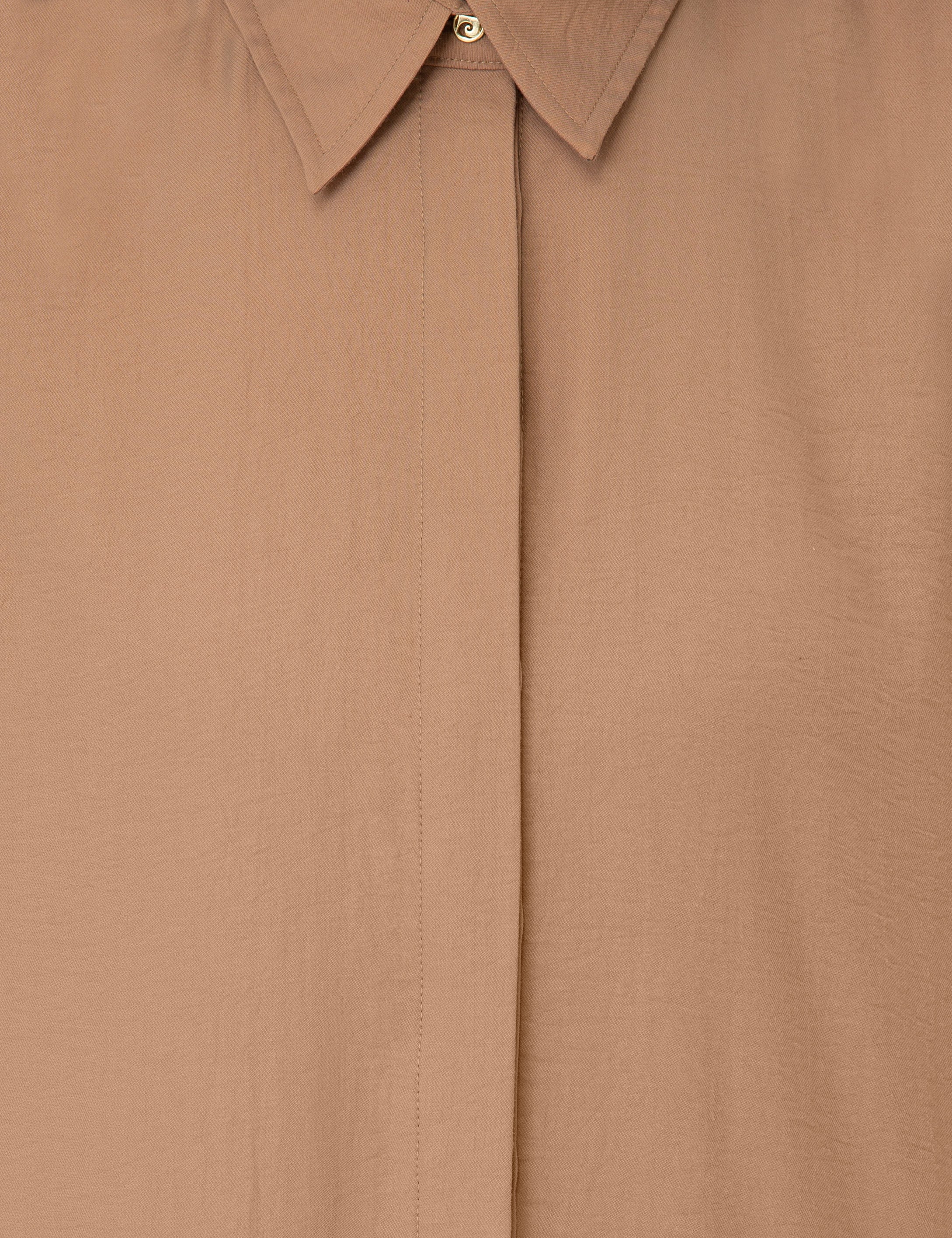 Camel Comfort Fit Uzun Kollu Gömlek - Image 6
