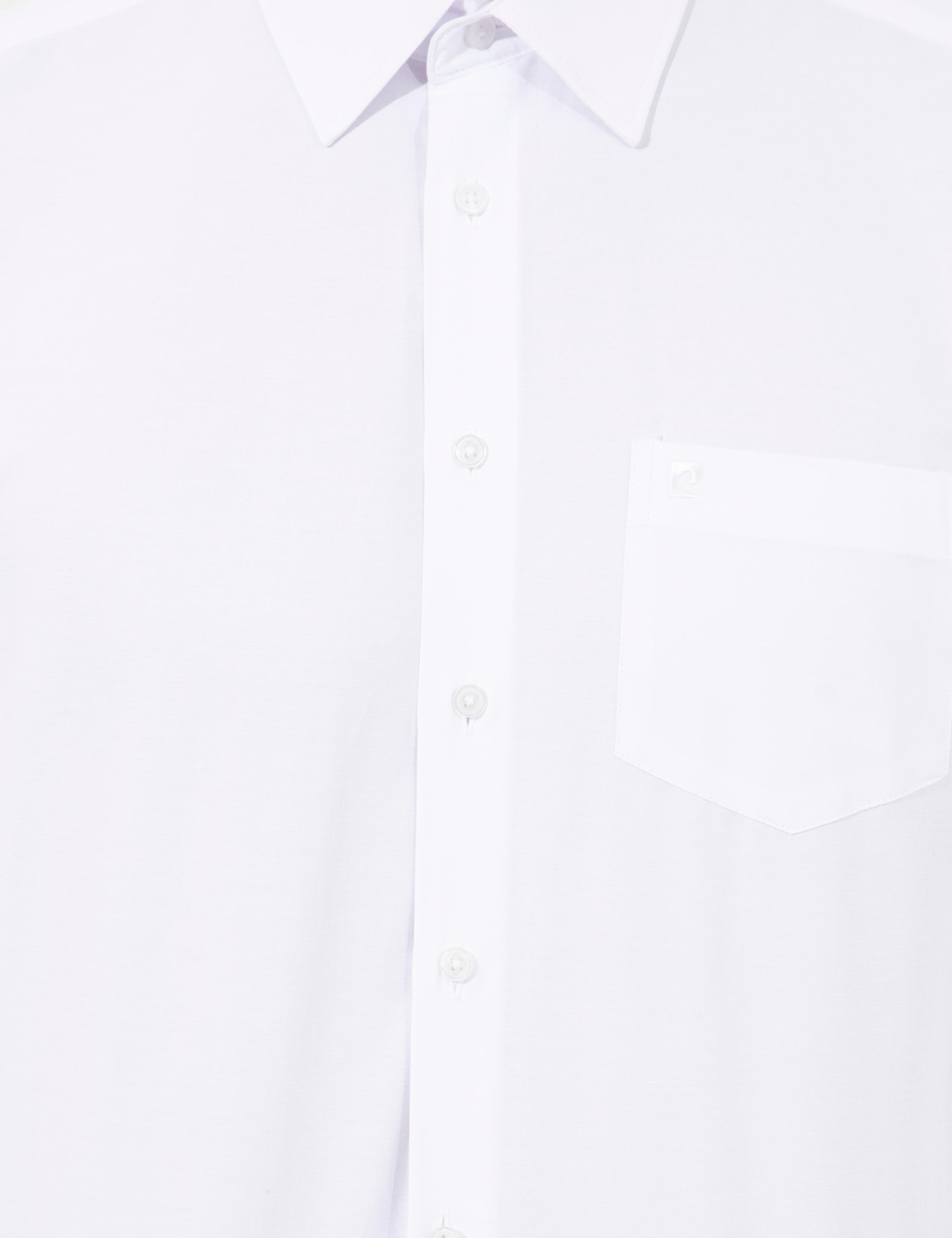 Beyaz Regular Fit Uzun Kollu Basic Gömlek