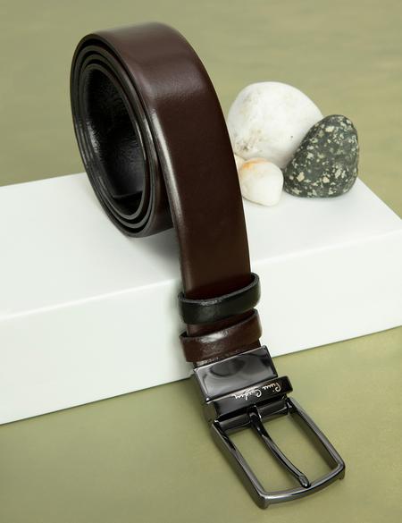 Siyah Çift Taraflı Kemer - 50255725005