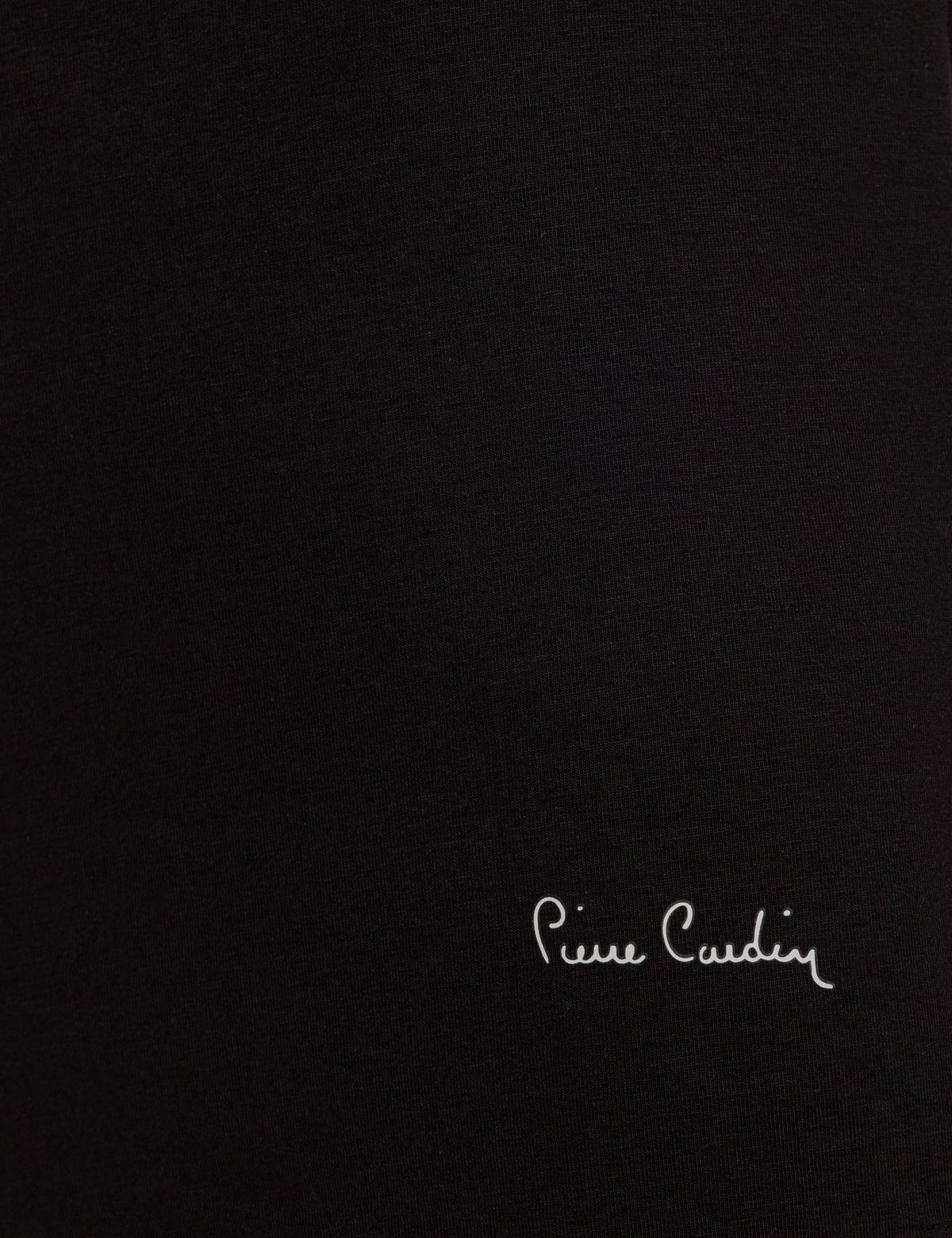 Siyah Pamuk Modal Karışımlı 2'li Atlet - 50260389005