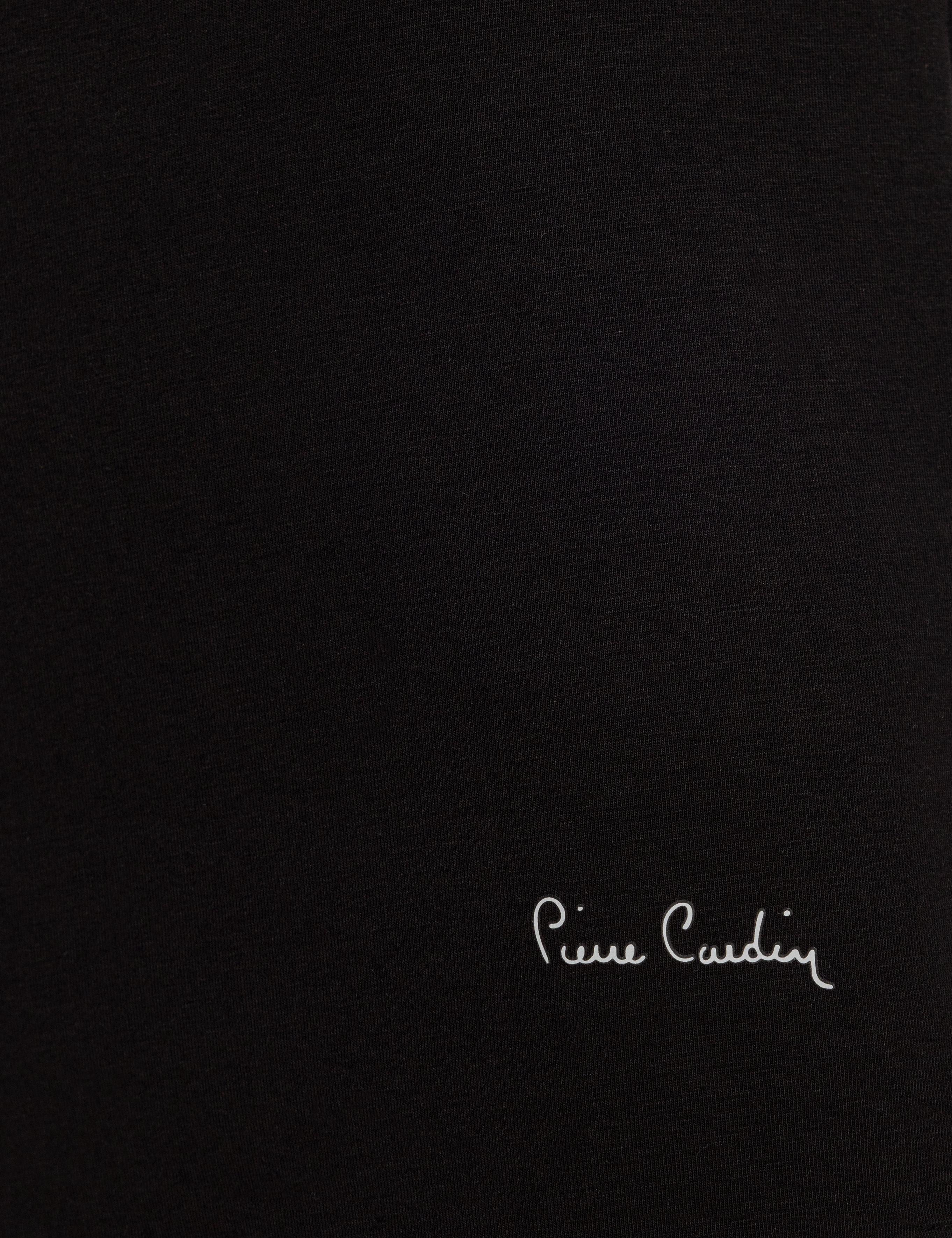 Siyah Pamuk Modal Karışımlı 2'li Atlet