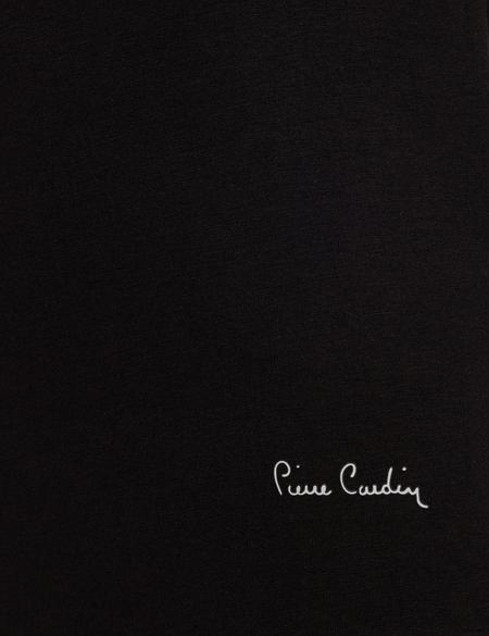 Siyah Pamuk Modal Karışımlı 2'li Atlet - 50260389005