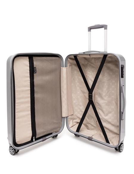 Gri Orta Boy Valiz - 50267663002