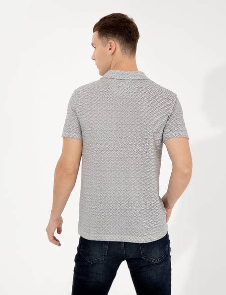 Coral Baskılı Polo Yaka Tişört - 50249696037