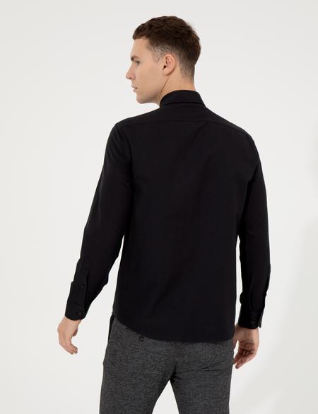 Siyah Slim Fit Oxford Gömlek - 50258968008