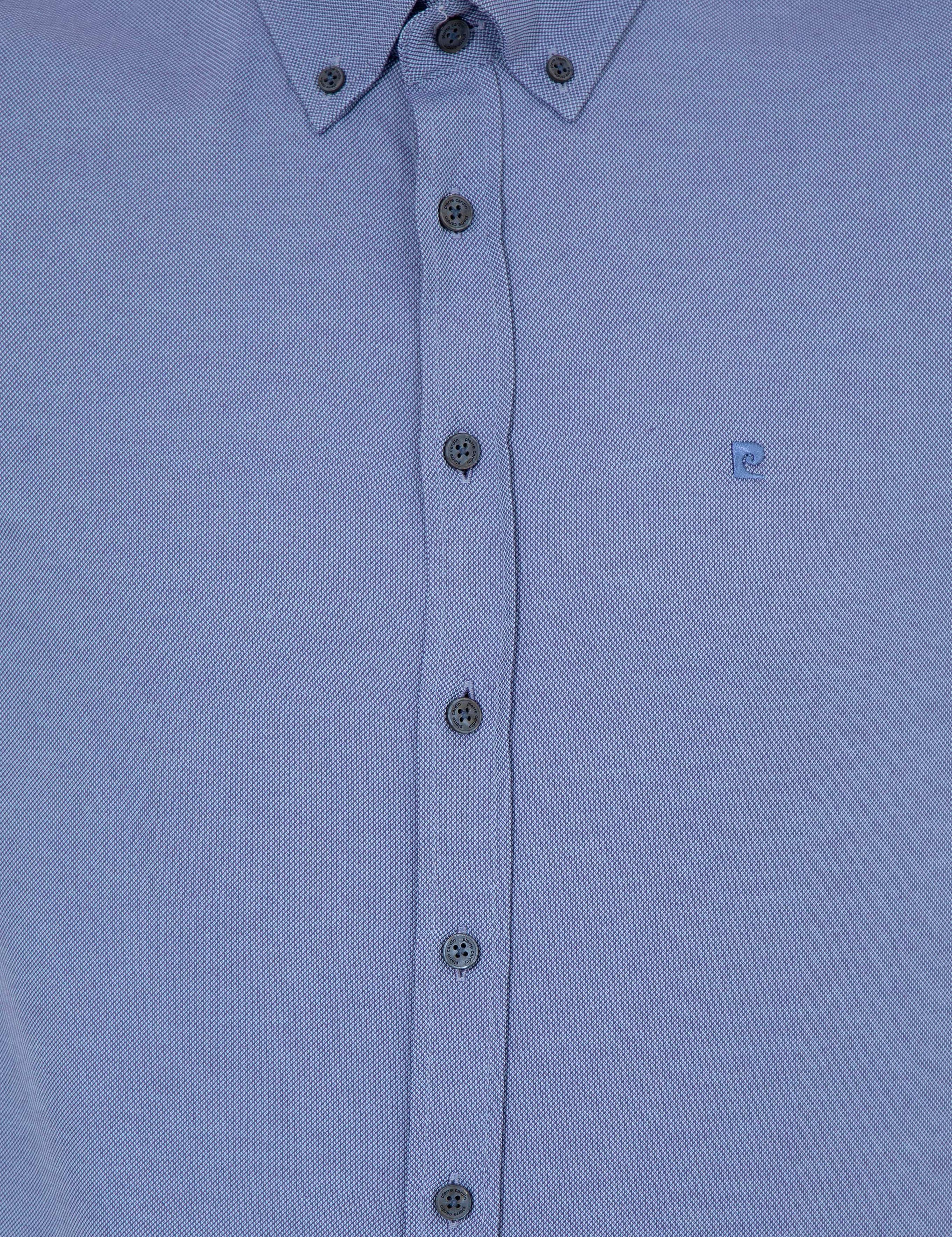 Lacivert Slim Fit Oxford Gömlek