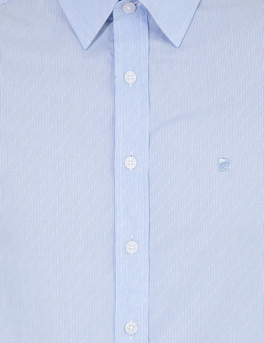 Açık Mavi Slim Fit Uzun Kollu Gömlek