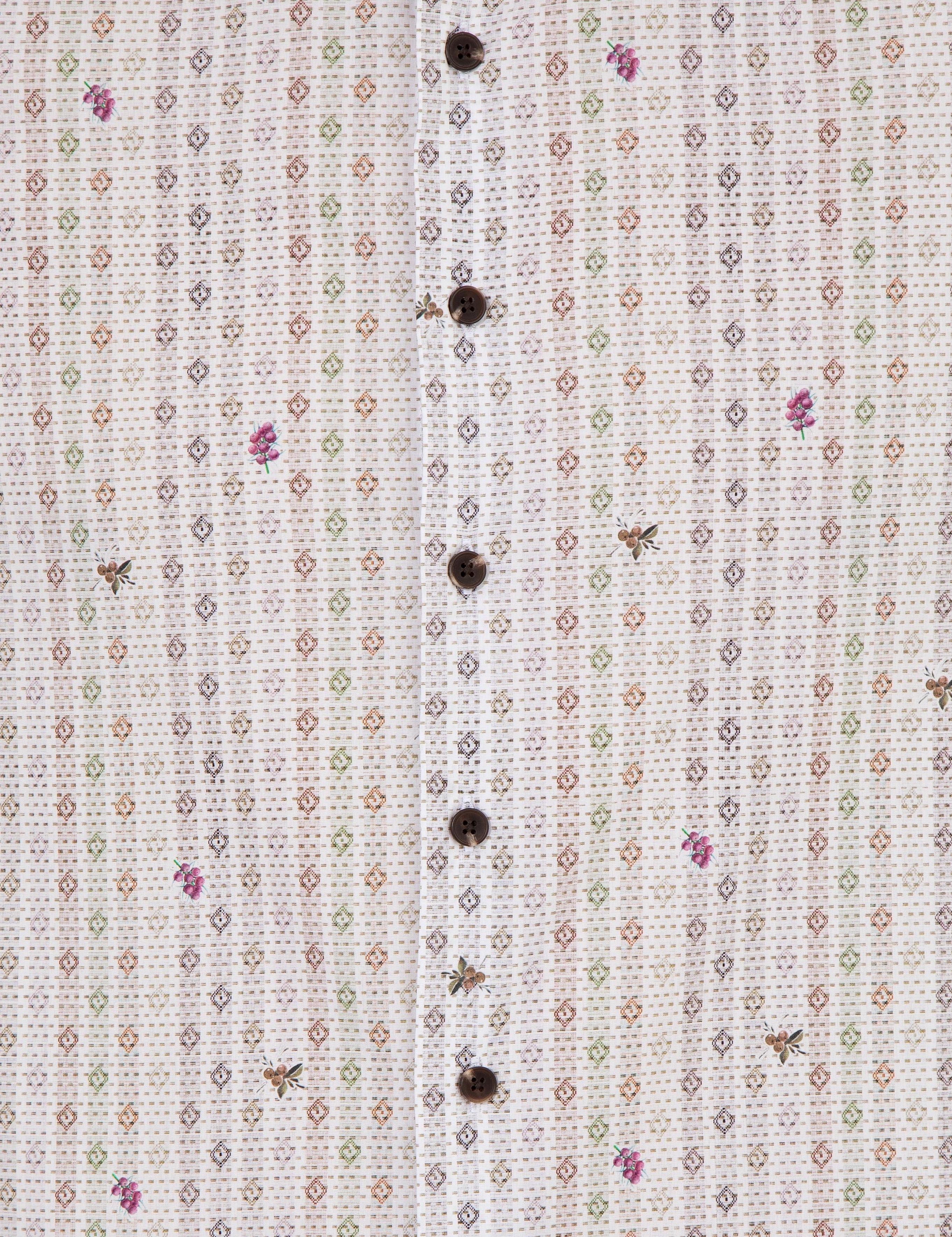 Açık Kahverengi Slim Fit Uzun Kollu Gömlek