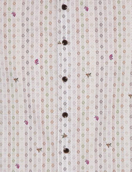 Açık Kahverengi Slim Fit Uzun Kollu Gömlek - 50259510009