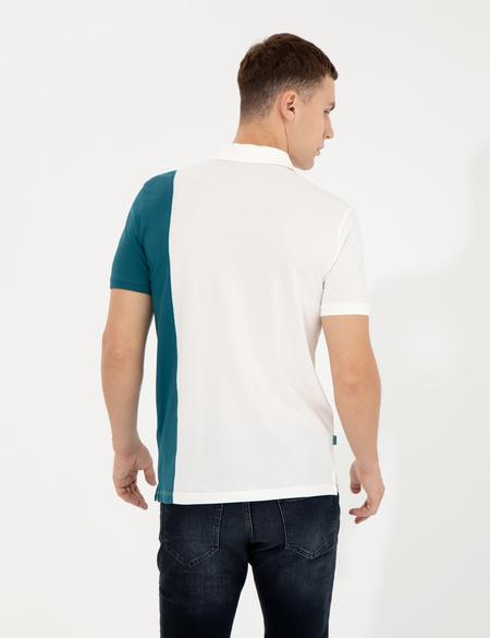 Zümrüt Slim Fit Baskılı Polo Yaka Tişört - 50249805054
