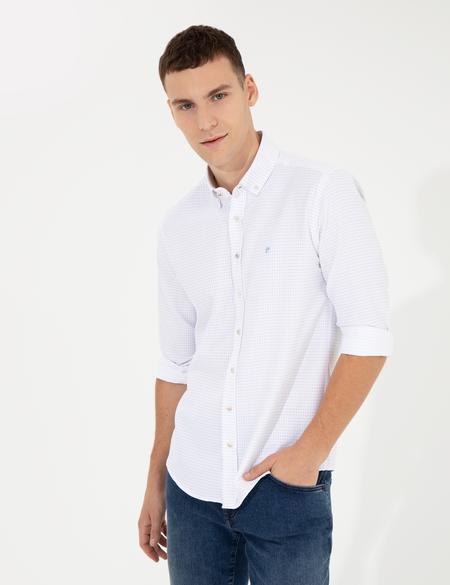 Antrasit Slim Fit Uzun Kollu Gömlek - 50255249007