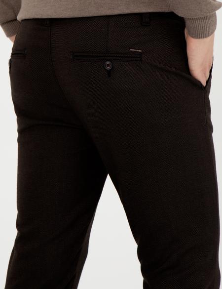 Kahverengi Slim Fit Chino Pantolon - 50263473097