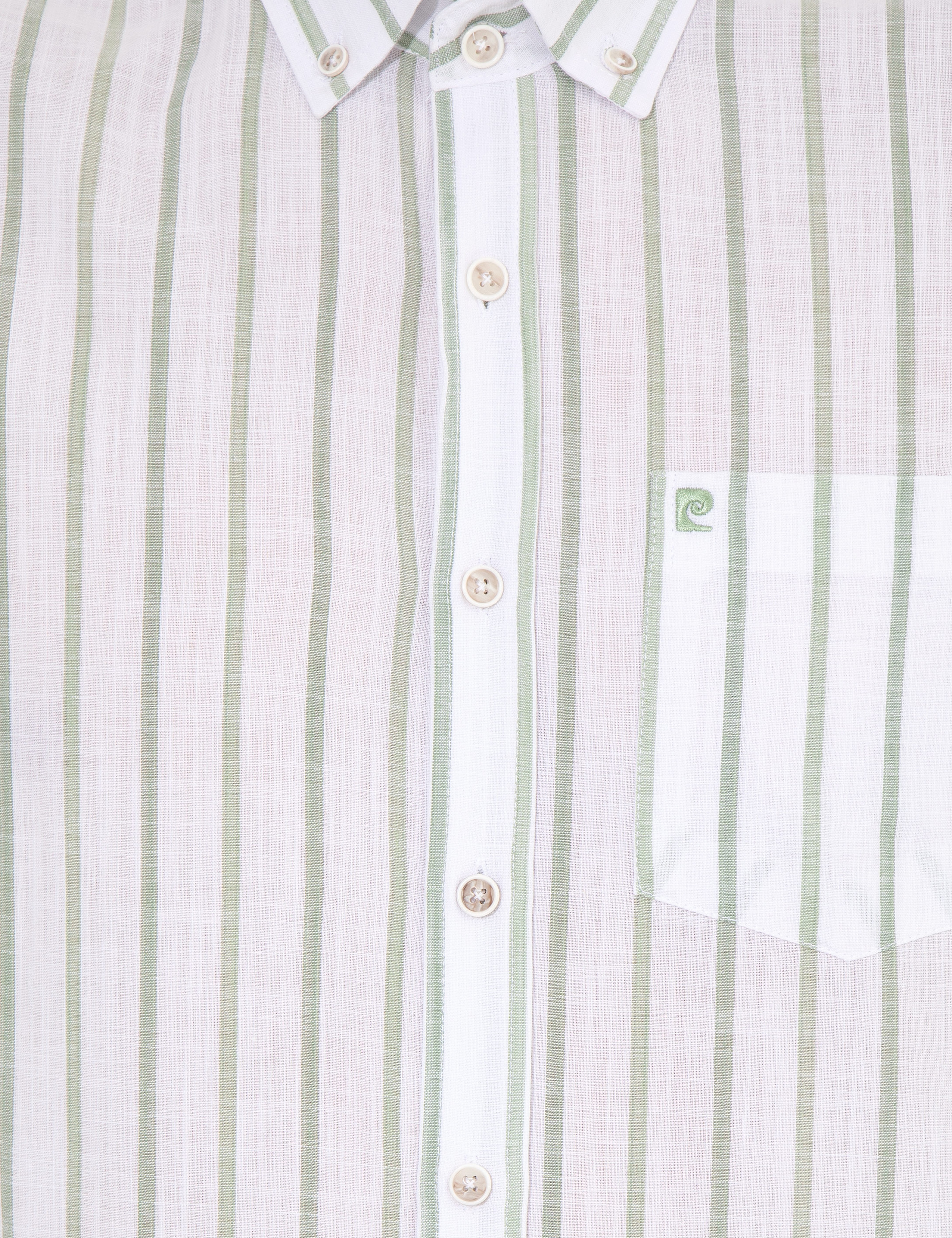 Haki Regular Fit Kısa Kollu Gömlek - Image 6