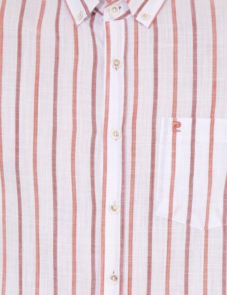 Kiremit Regular Fit Kısa Kollu Gömlek - 50252475026