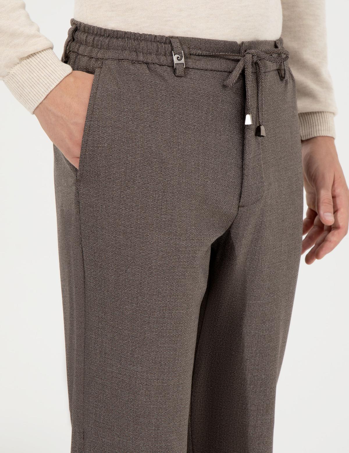 Kahverengi Slim Fit Kumaş Pantolon - 50260548045