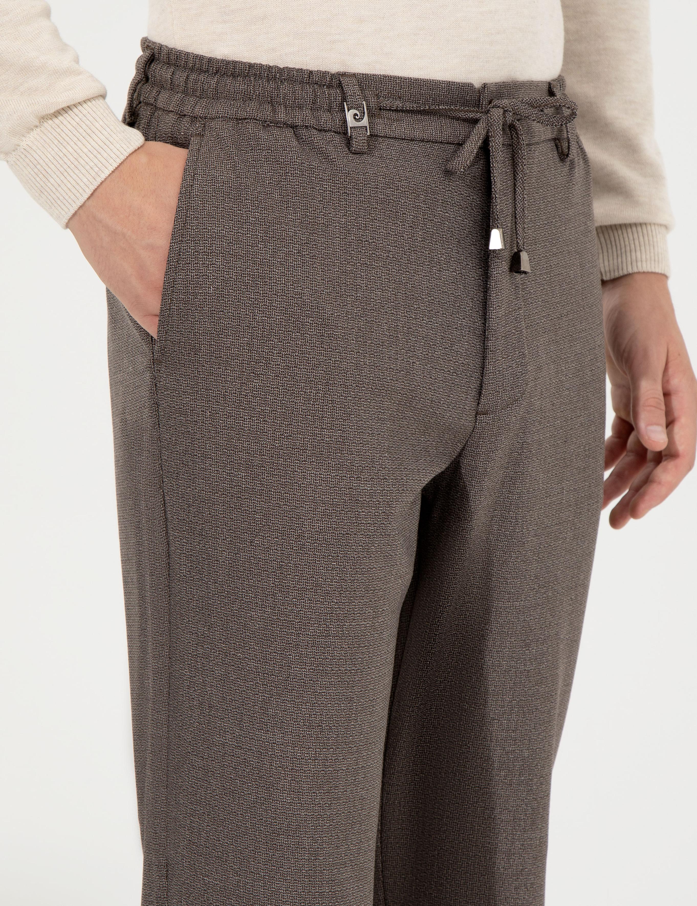 Kahverengi Slim Fit Kumaş Pantolon