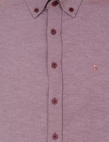 Bordo Slim Fit Oxford Gömlek - 50258968041