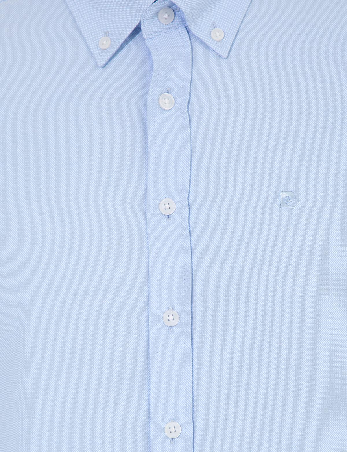 Açık Mavi Slim Fit Oxford Gömlek - 50258968011