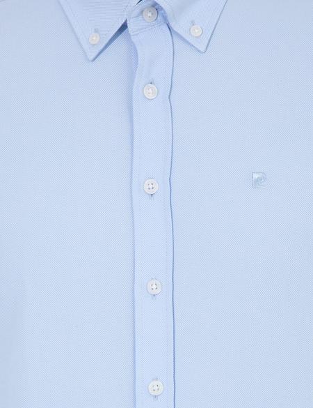 Açık Mavi Slim Fit Oxford Gömlek - 50258968011