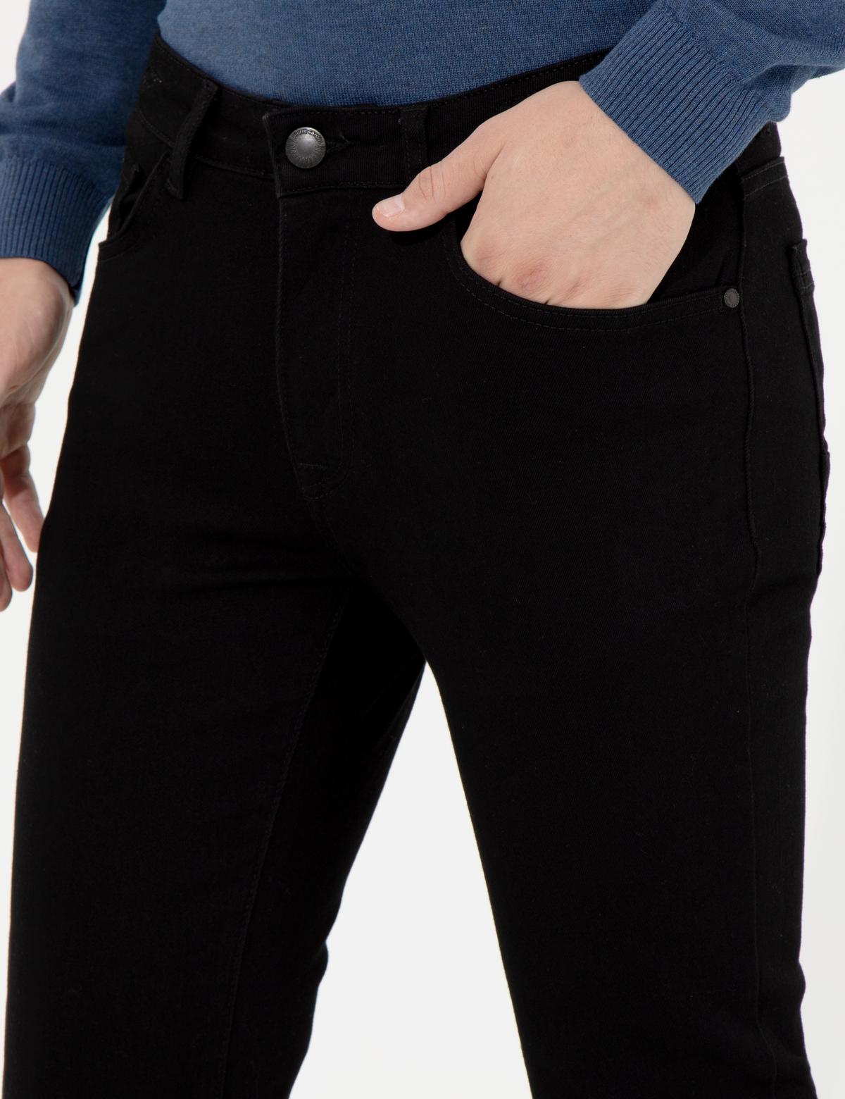 Siyah Slim Fit Jean Pantolon - 50259699011