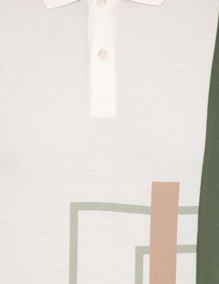 Haki Slim Baskılı Polo Yaka Tişört - 50249805048