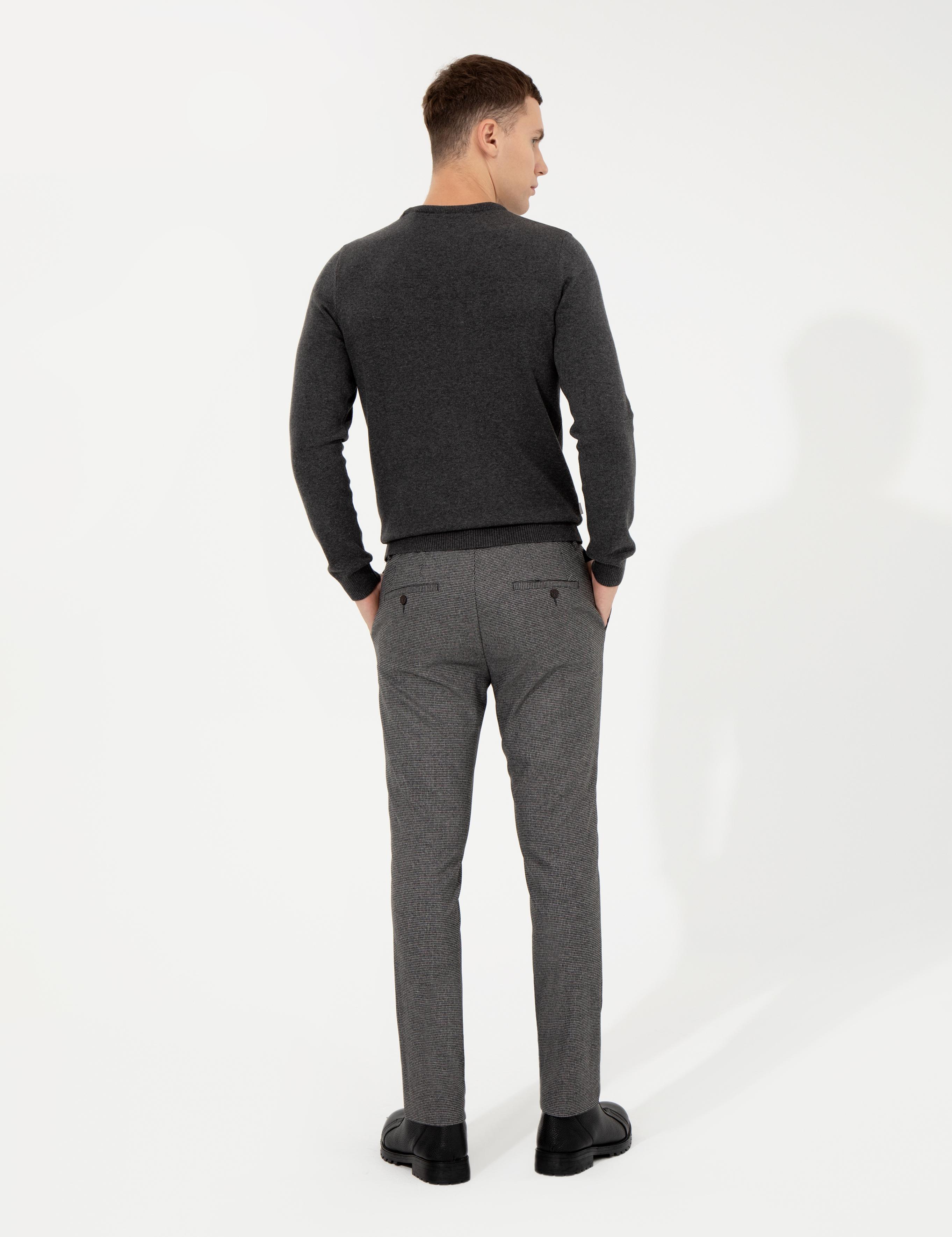 Füme Slim Fit Kumaş Pantolon