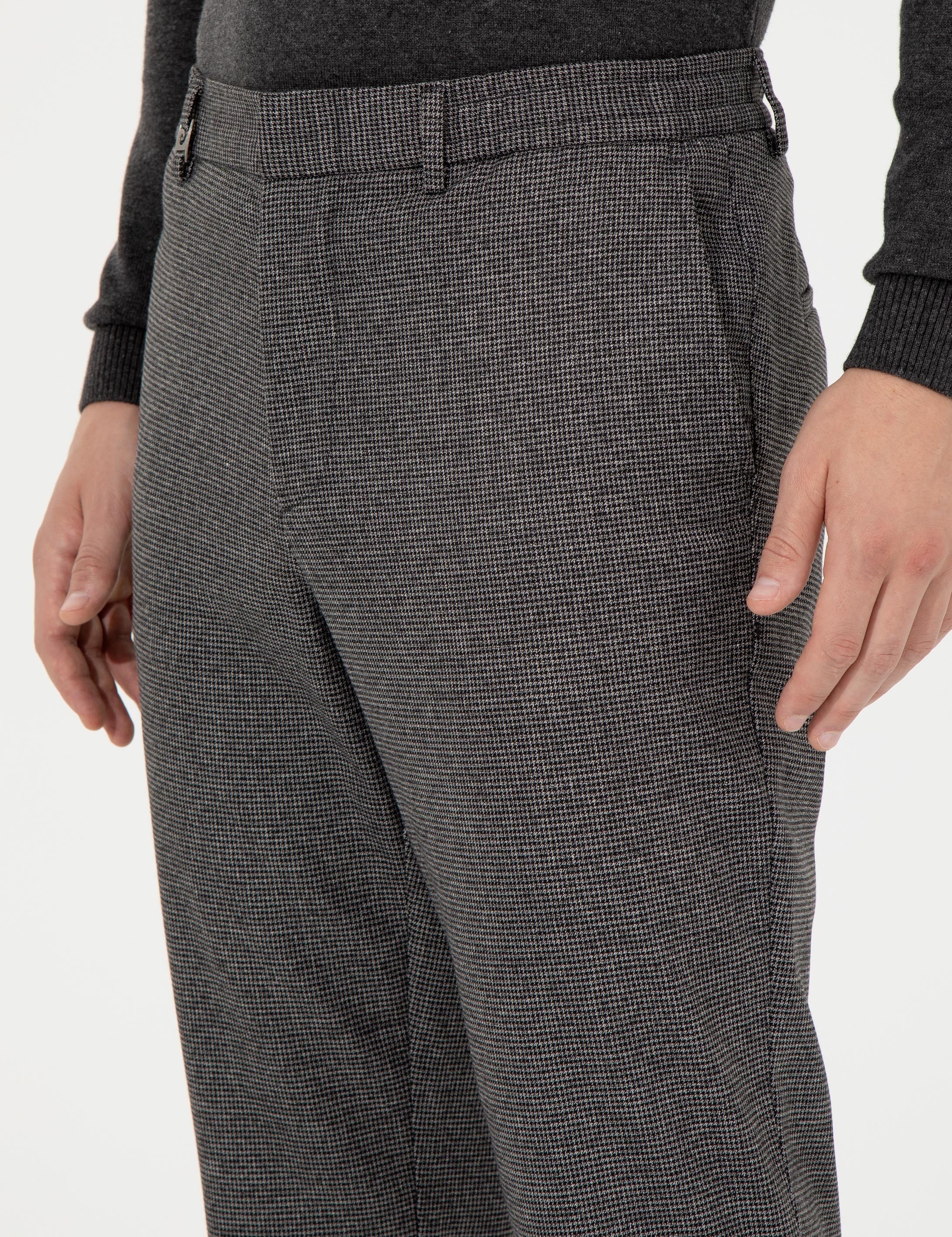 Füme Slim Fit Kumaş Pantolon