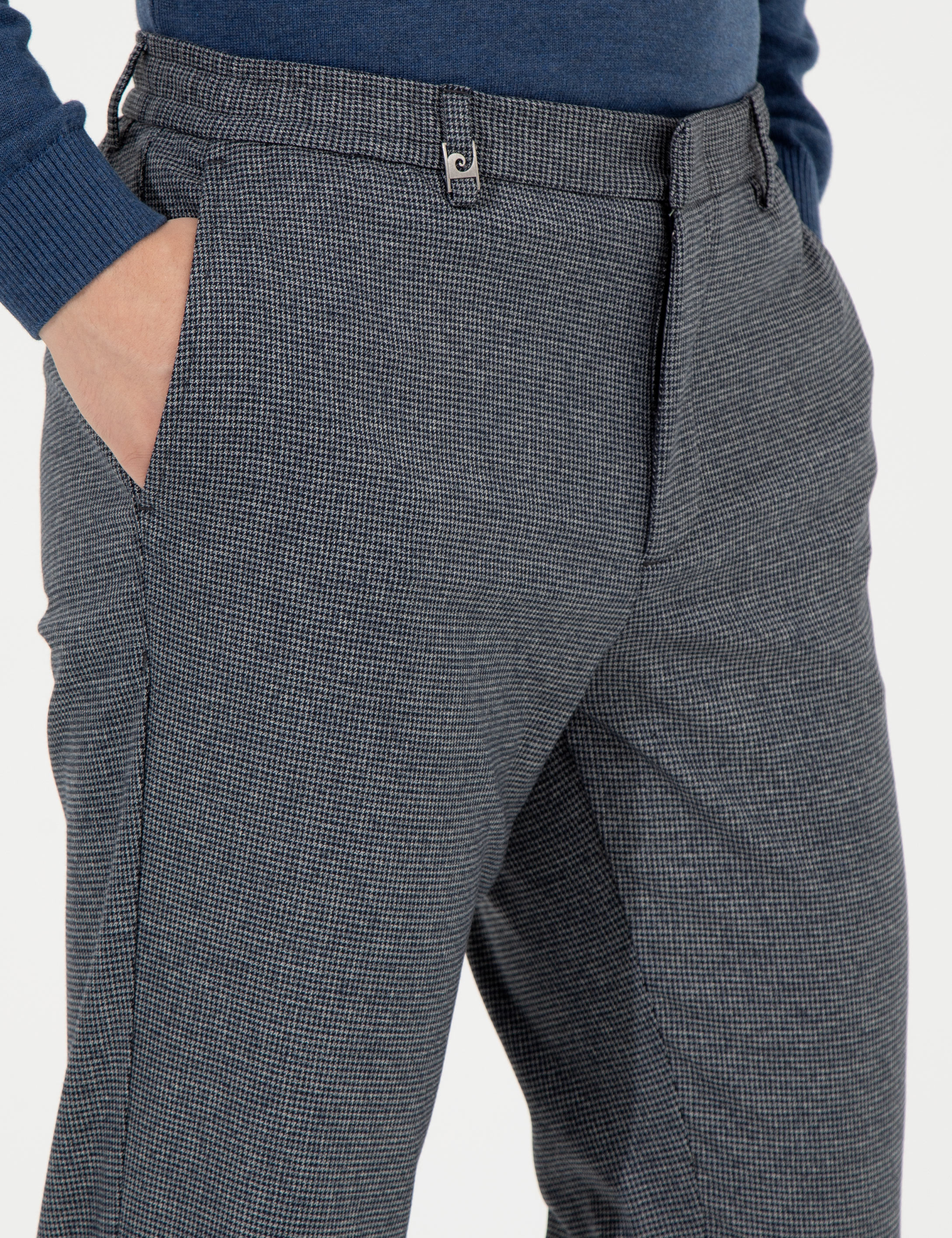 Lacivert Slim Fit Kumaş Pantolon