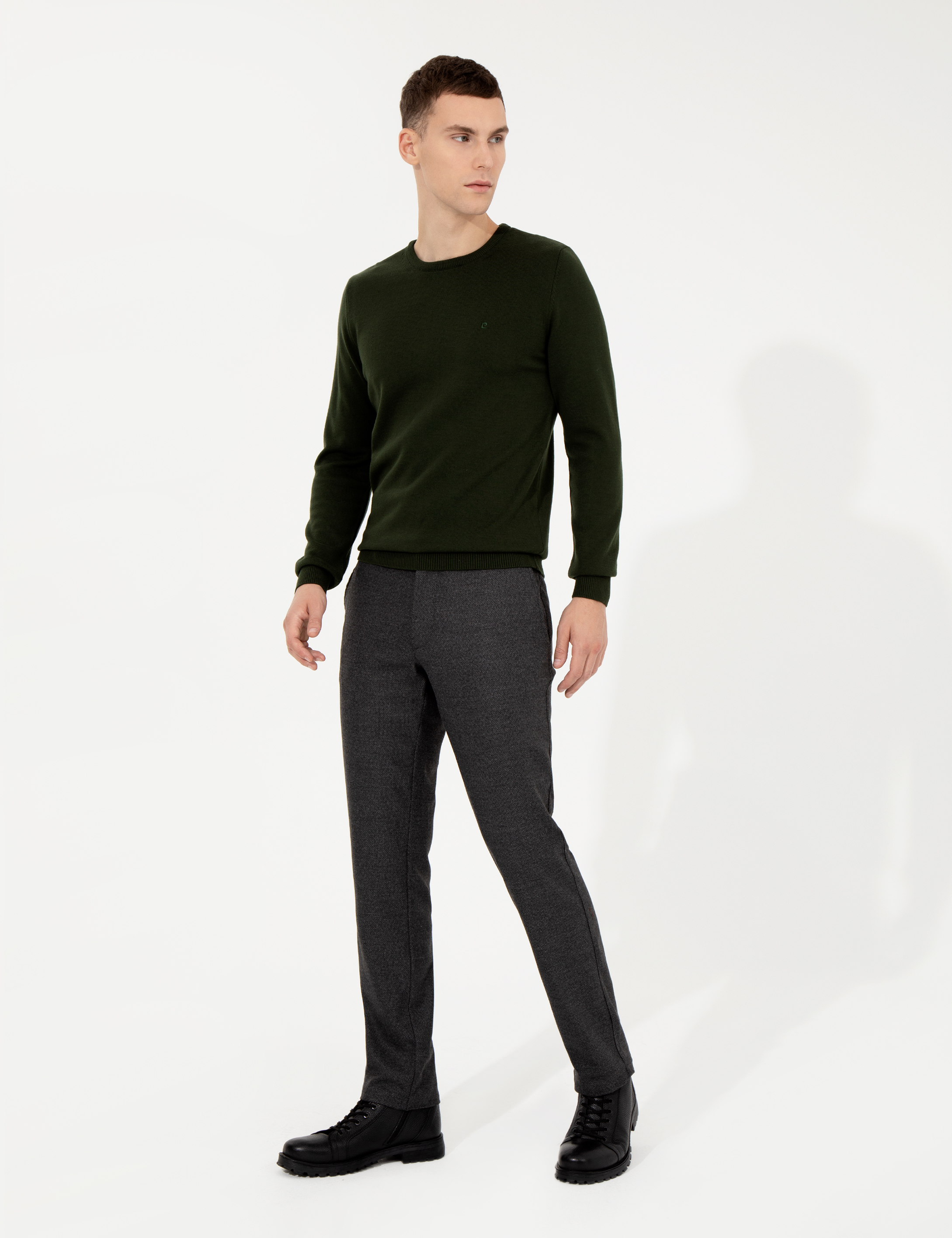 Antrasit Slim Fit Kumaş Pantolon