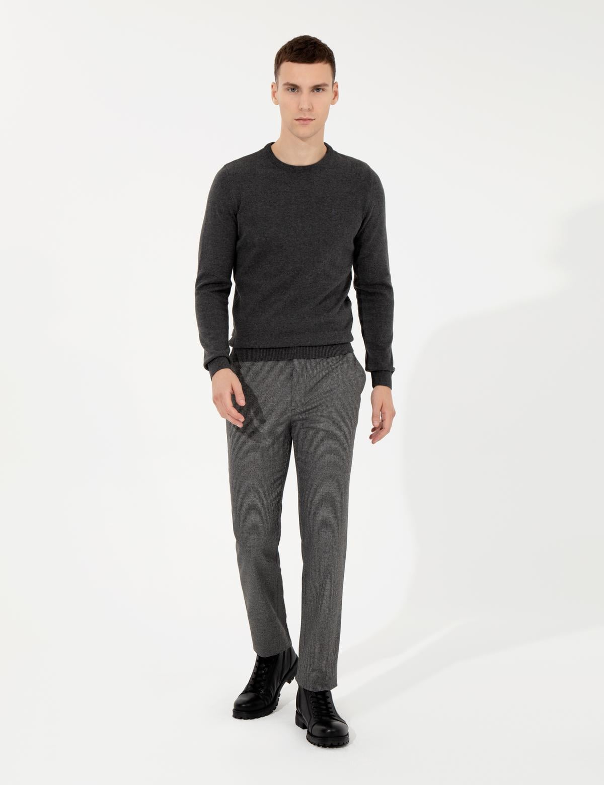 Füme Slim Fit Kumaş Pantolon