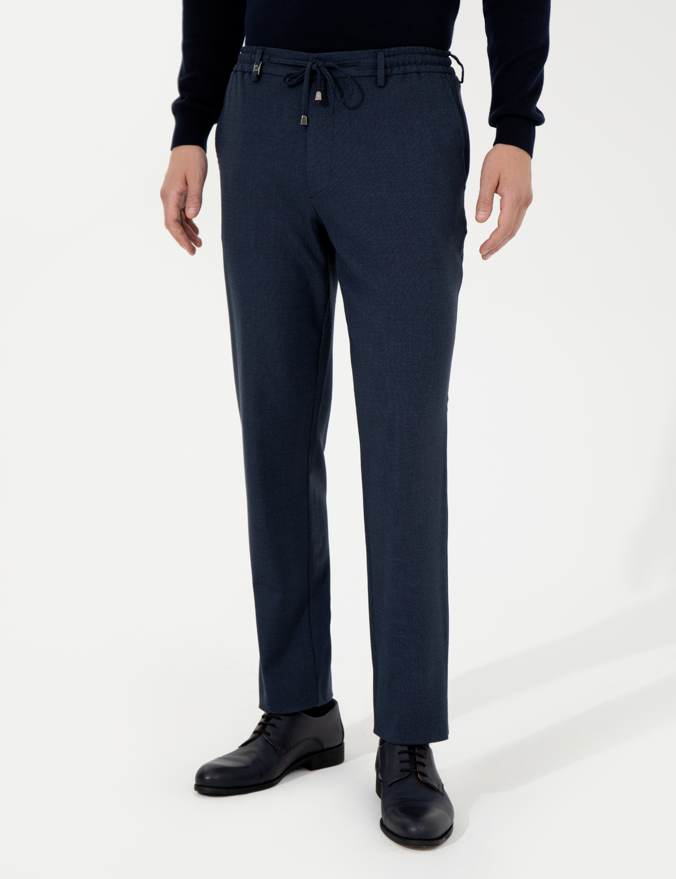 Lacivert Slim Fit Kumaş Pantolon - Image 2