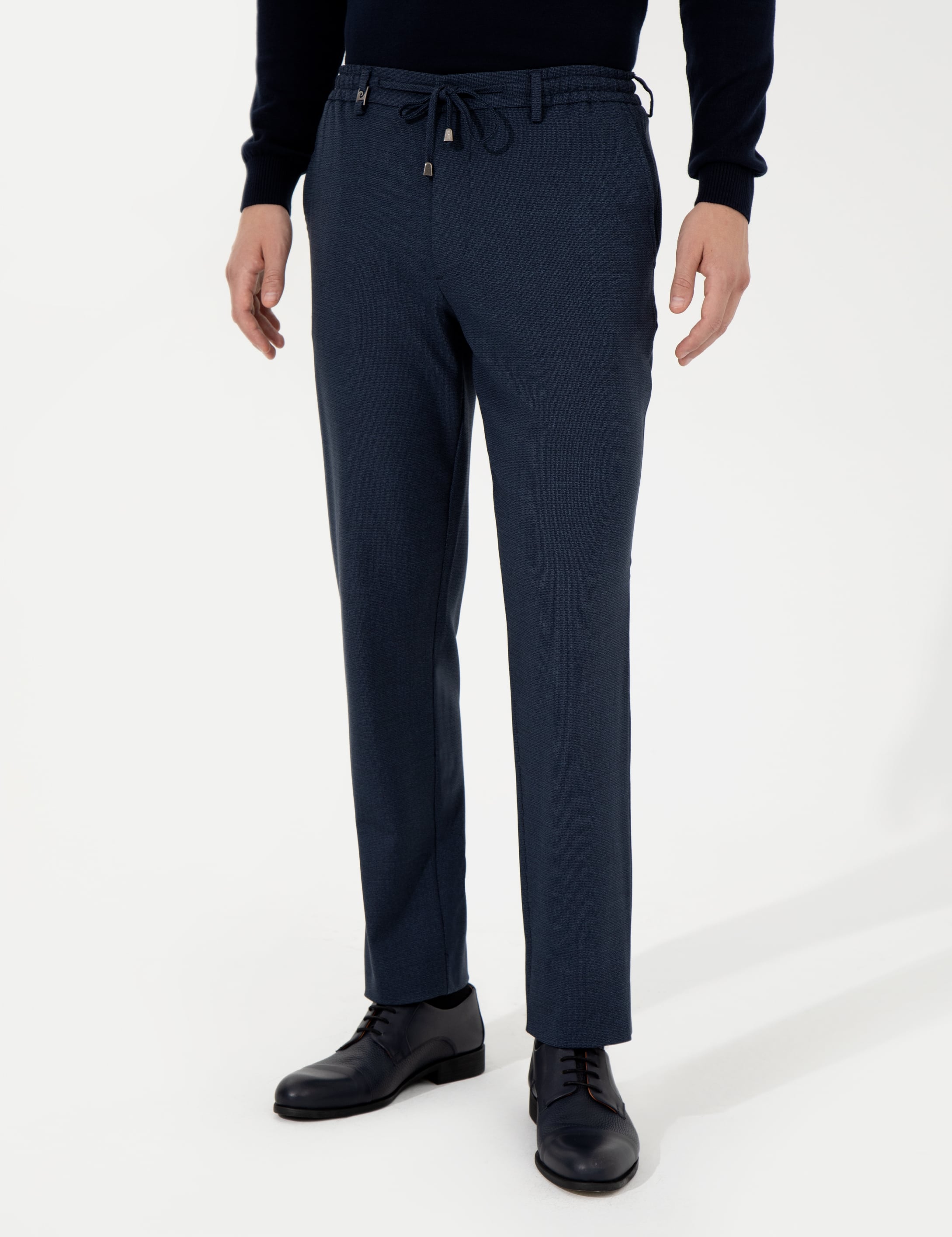 Lacivert Slim Fit Kumaş Pantolon