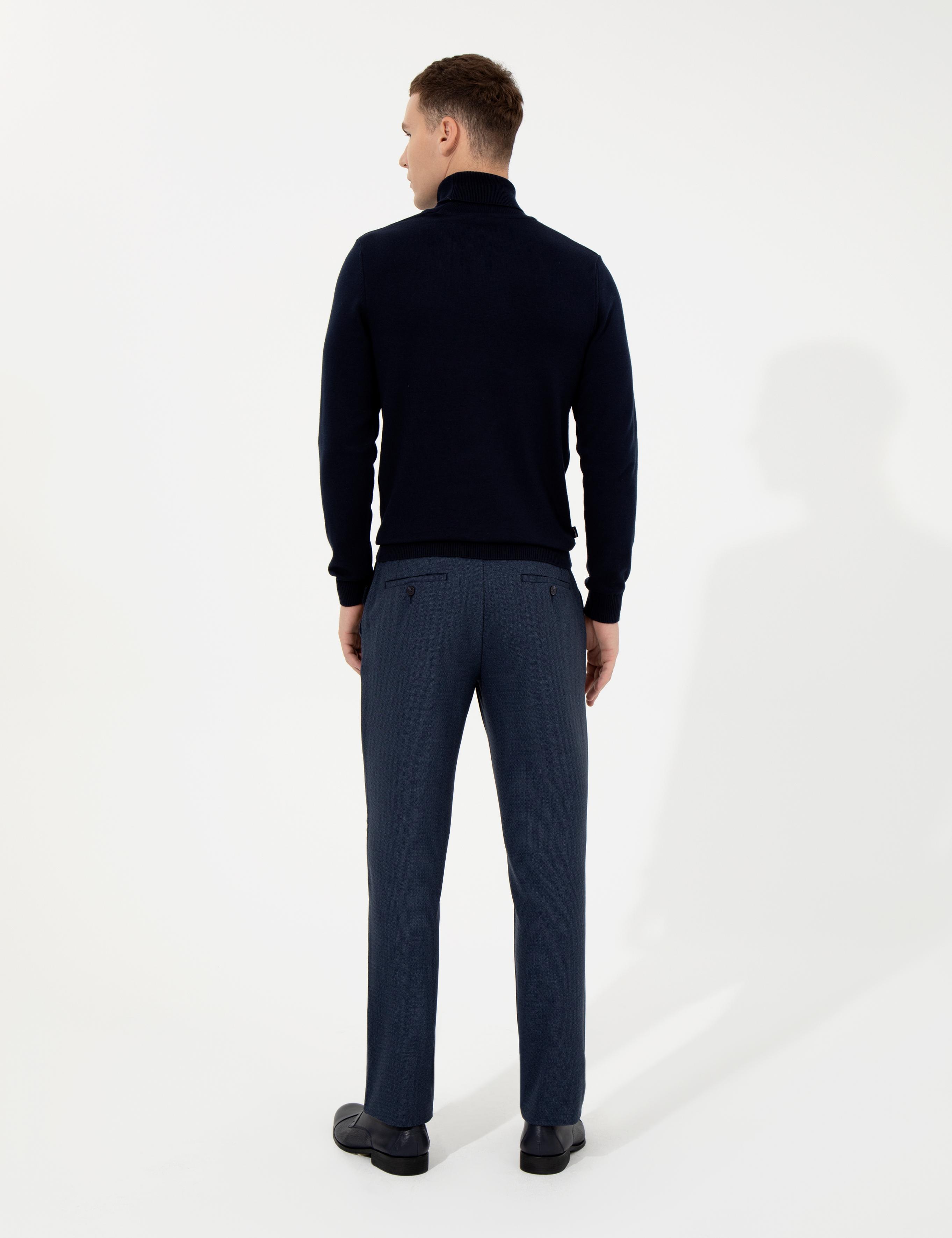 Lacivert Slim Fit Kumaş Pantolon