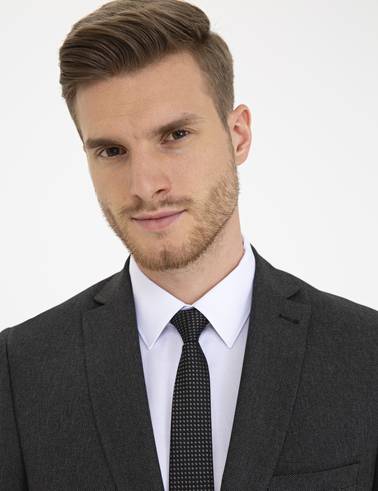 Siyah Slim Fit Takım Elbise