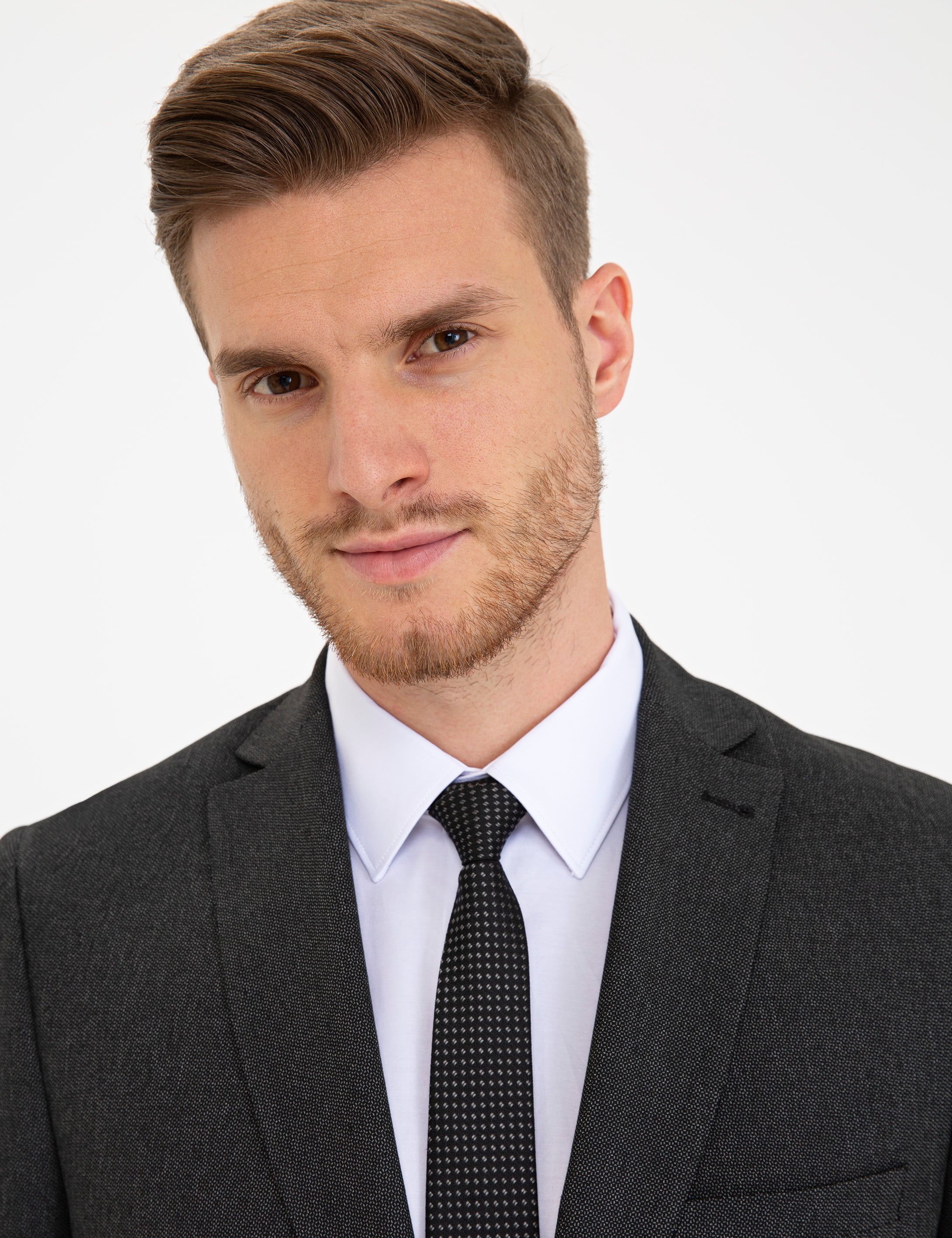 Siyah Slim Fit Takım Elbise - Image 2